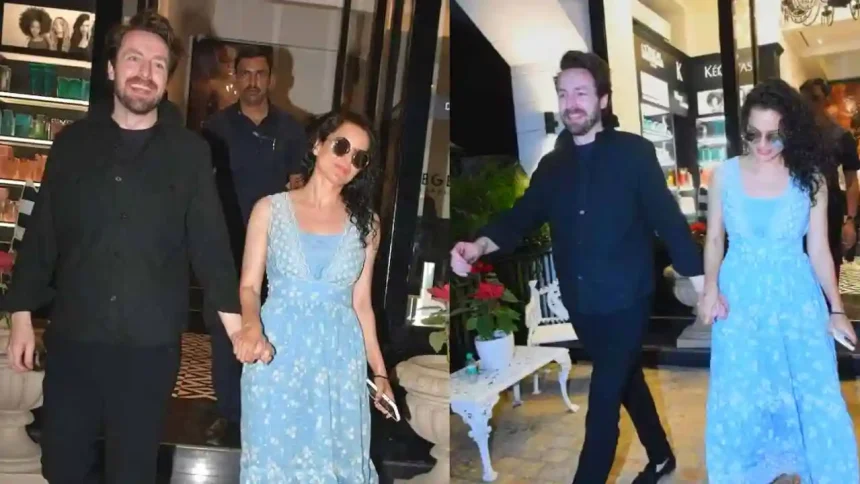 Kangana Ranaut seen holding hands with mystery man late night