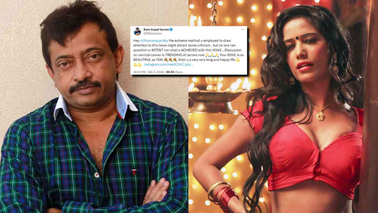 Ram Gopal Varma Reacts on Poonam Pandey Fake Death News